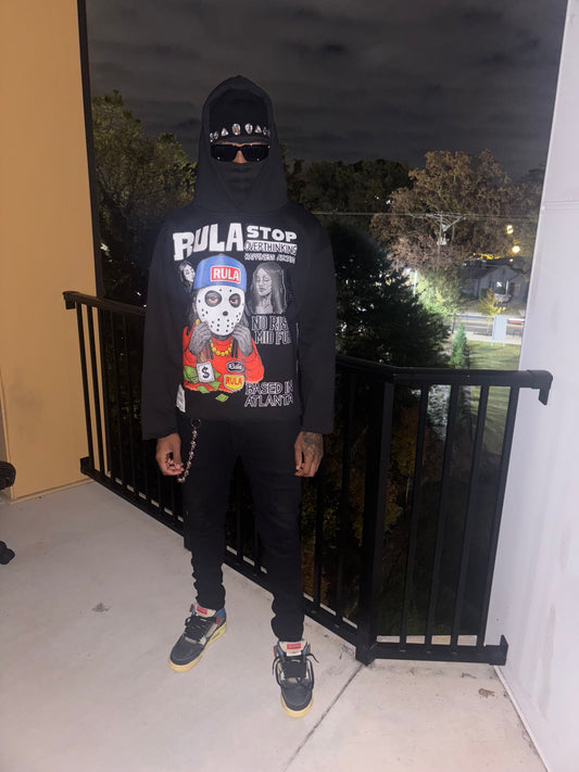 No Risk No Money Rula crop hoodie