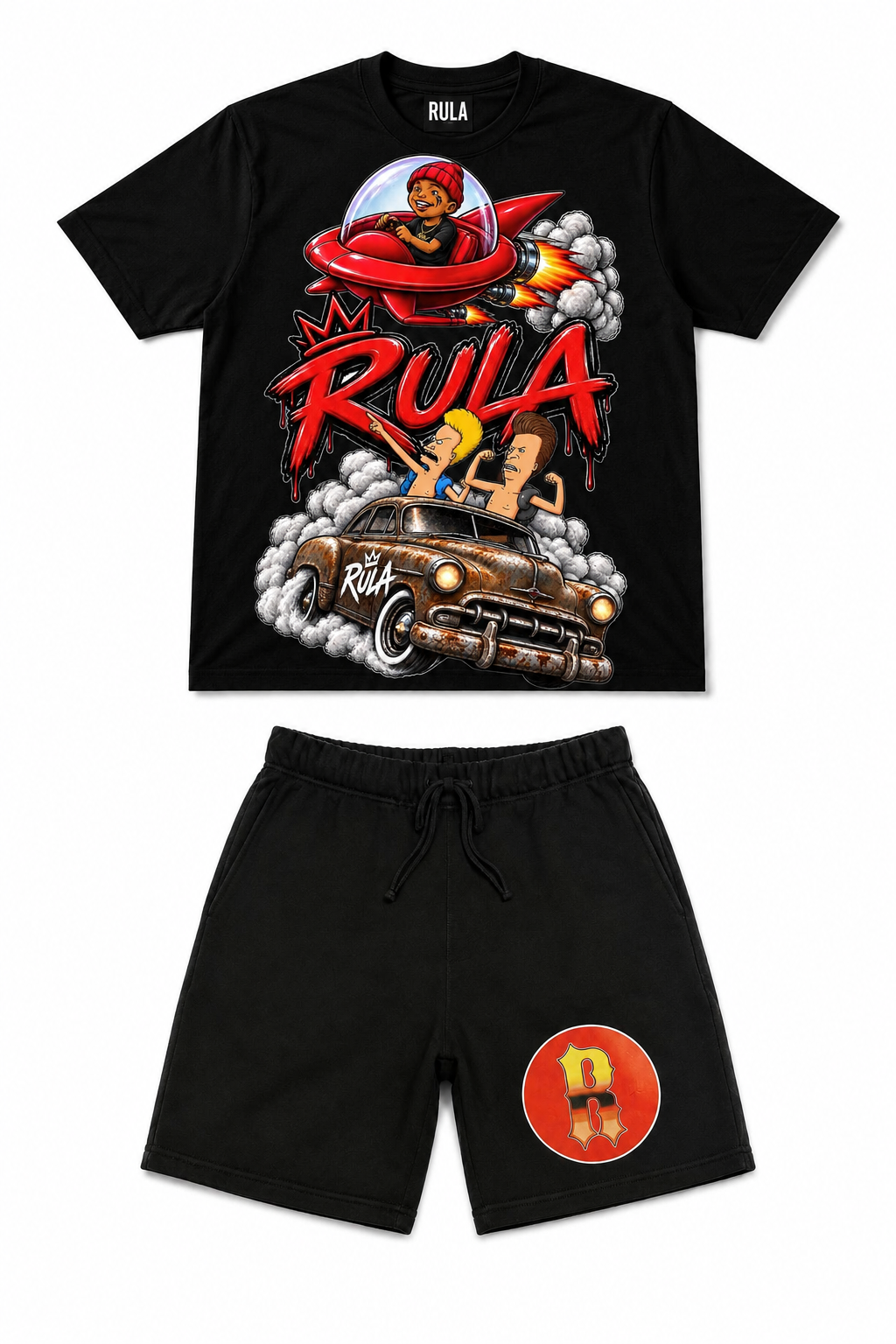 City Of Rula T-shirt With Shorts
