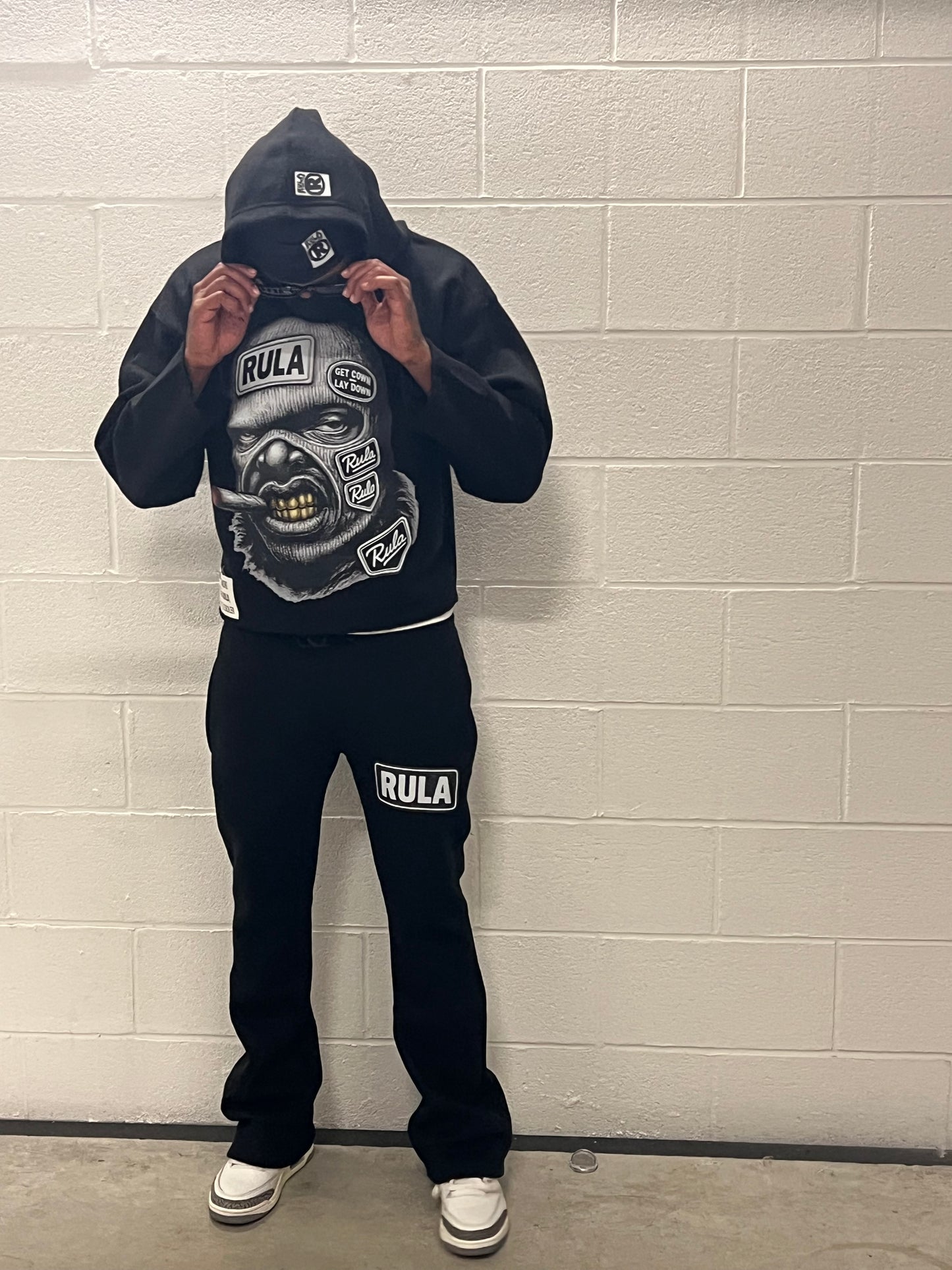 Rula Shiesty Outfit crop hoodie, stack pants