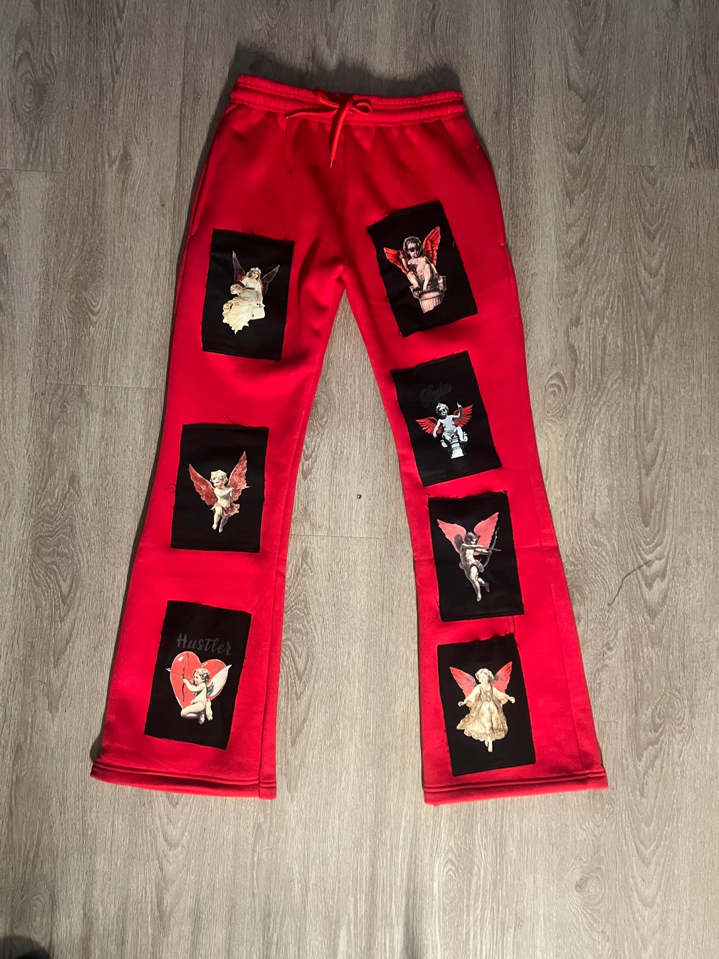 Rula Angel crop hoodie, stack pants